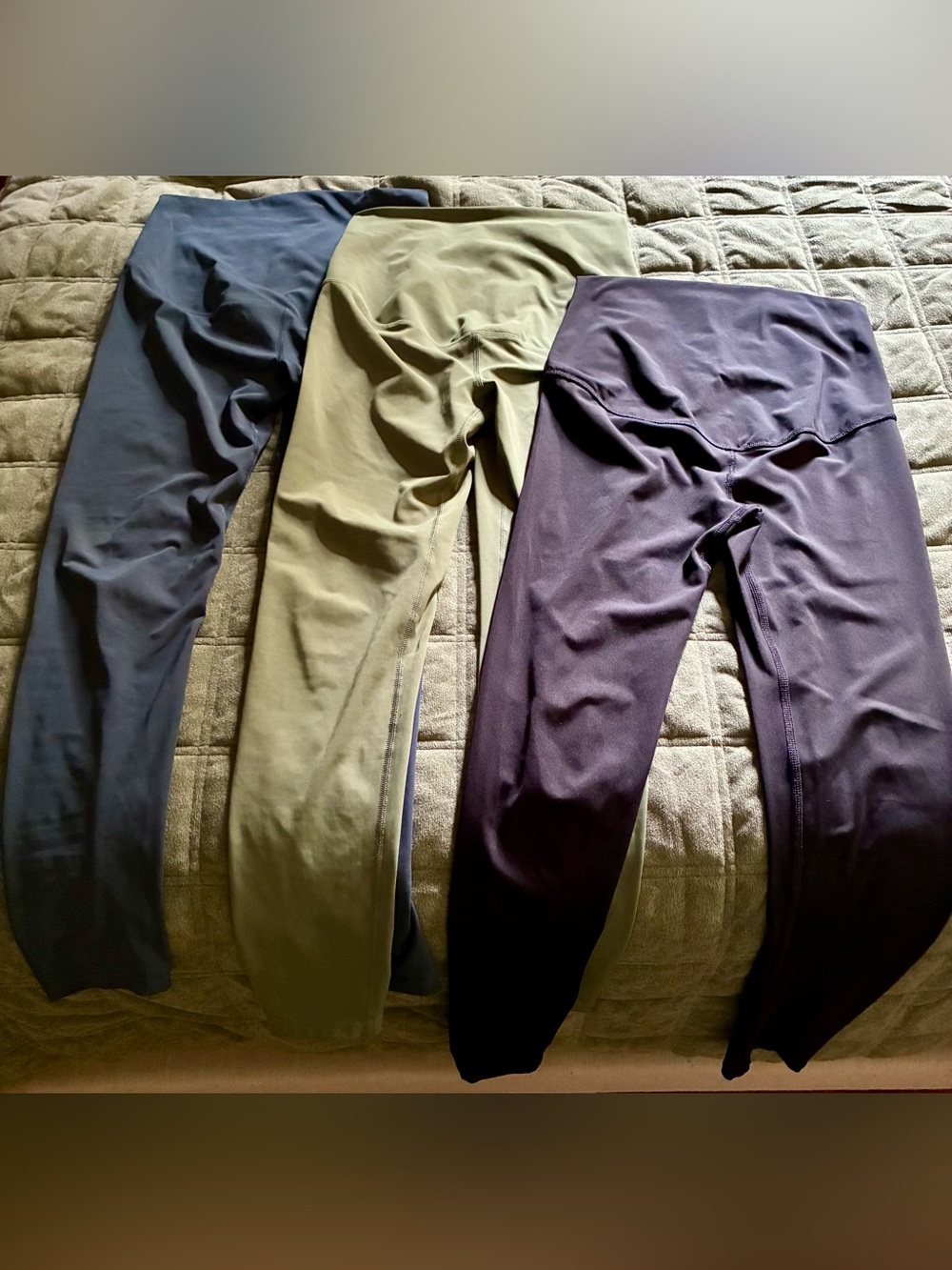 Ingrid & Isabel Trio High-Waist Leggings - Black, Olive, Navy